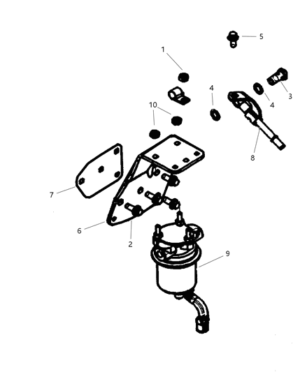 1998 Dodge Ram 2500 Quad & Club Cab Fuel Accessories Diagram 2 - Thumbnail
