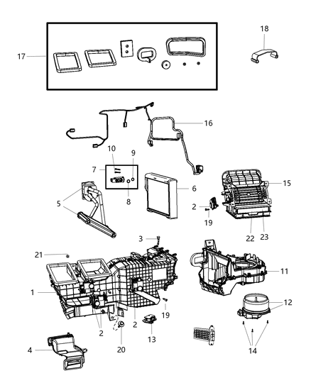 2020 Ram 1500 Door Actuator Diagram for 68448026AA