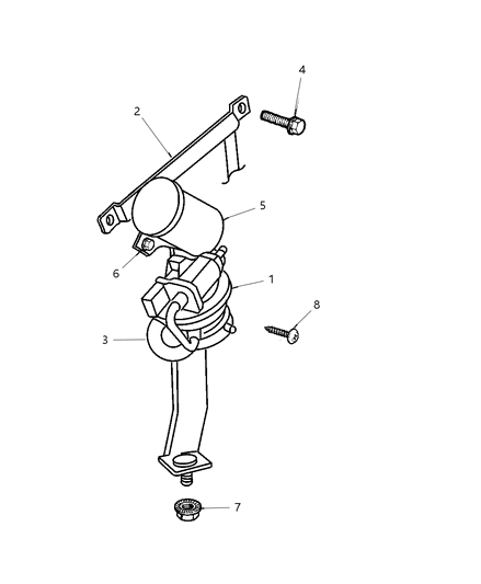1999 Dodge Ram 3500 Regular Cab Leak Detection Pump Diagram