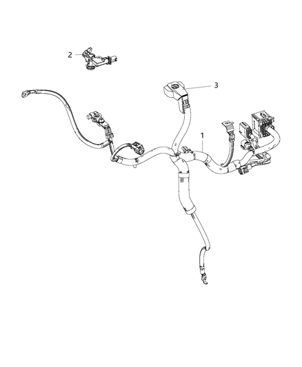 2016 Ram 3500 Pickup Battery Wiring Diagram 1 - Thumbnail