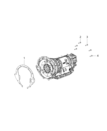 2013 Ram 1500 Mounting Bolts Diagram 3 - Thumbnail