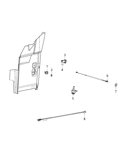 2016 Ram 3500 Pickup Lighting, Interior Diagram 2 - Thumbnail