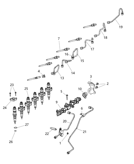 2020 Ram 3500 Cab Chassis Fuel Injection Plumbing Diagram