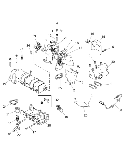 2020 Ram 3500 Pickup EGR System Diagram 2 - Thumbnail