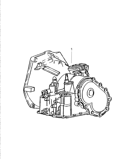 2000 Dodge Caravan Transaxle Assembly Diagram 1 - Thumbnail