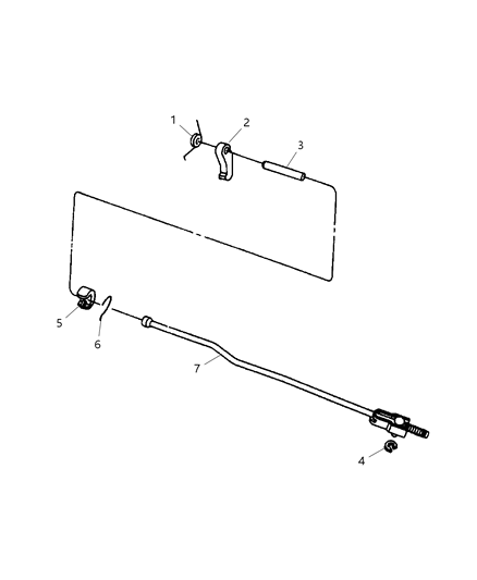 1998 Dodge Ram 2500 Regular Cab Parking Sprag Diagram 1 - Thumbnail