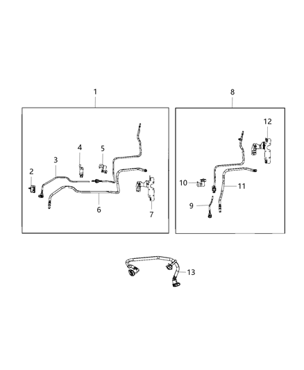 2018 Jeep Wrangler All-new Model Fuel Line Diagram 3 - Thumbnail