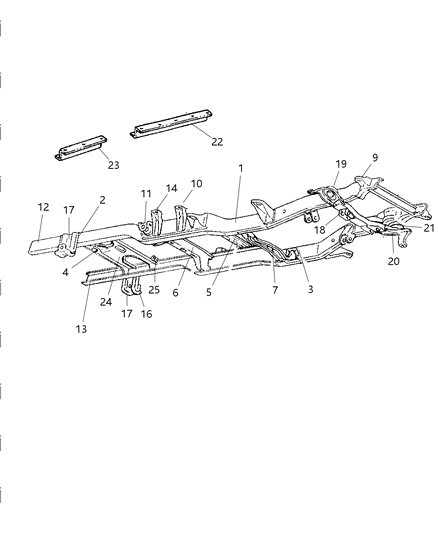 2000 Dodge Ram 2500 Regular Cab Frame Diagram