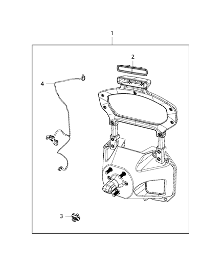 2018 Jeep Wrangler All-new Model Wiring, Spare Tire Carrier Diagram