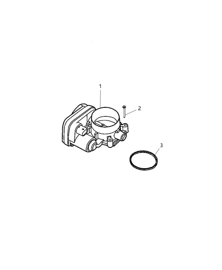 2005 Dodge Magnum Throttle Body Diagram 1 - Thumbnail