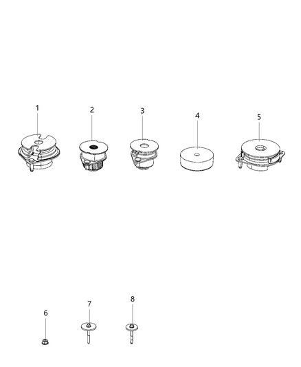 2020 Ram 1500 Classic Body Hold Down Diagram