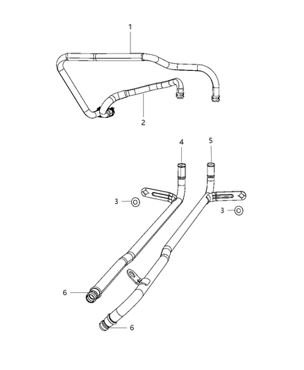 2010 Jeep Grand Cherokee Heater Plumbing Diagram 2 - Thumbnail