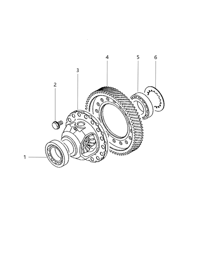 2010 Dodge Journey Differential Diagram 1 - Thumbnail