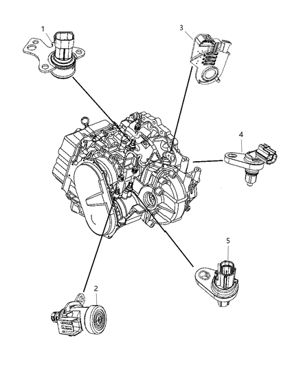 2008 Chrysler Pacifica Sensors - Powertrain Diagram 2 - Thumbnail