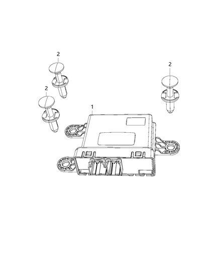 2020 Ram 1500 New Style Modules, Gateway Diagram