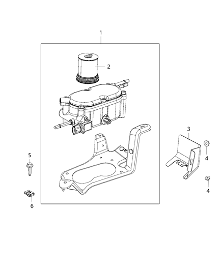 2018 Jeep Grand Cherokee Fuel Filter & Water Separator Diagram