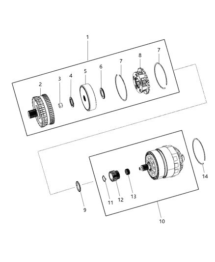 2012 Ram C/V Gear Train - Underdrive Compounder Diagram 3 - Thumbnail