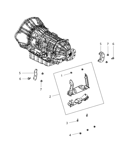 2011 Ram 3500 Cab Chassis Structural Collar Diagram 2 - Thumbnail