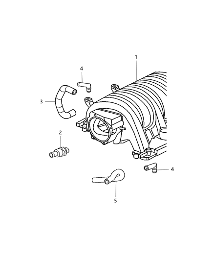 2006 Jeep Grand Cherokee Crankcase Ventilation Diagram 4 - Thumbnail