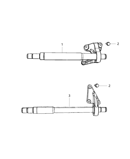 2019 Dodge Journey Front Axle Shafts Diagram 3 - Thumbnail
