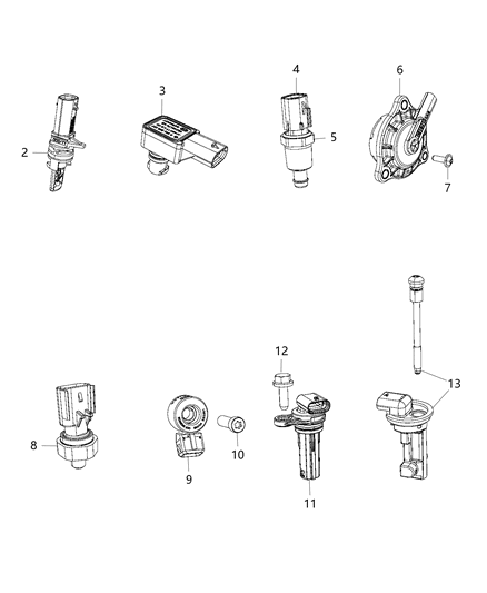 2015 Ram ProMaster 2500 Sensors, Engine Diagram 2 - Thumbnail
