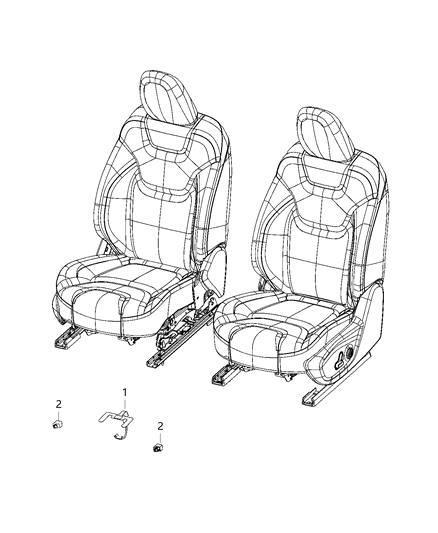 2021 Jeep Cherokee Sensors - Body Diagram 8 - Thumbnail