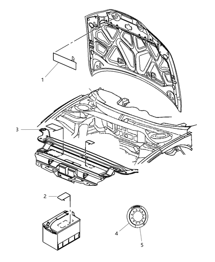 2019 Ram 1500 New Style Engine Compartment Diagram