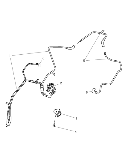 2005 Dodge Neon Emission Control Vacuum Harness Diagram 1 - Thumbnail