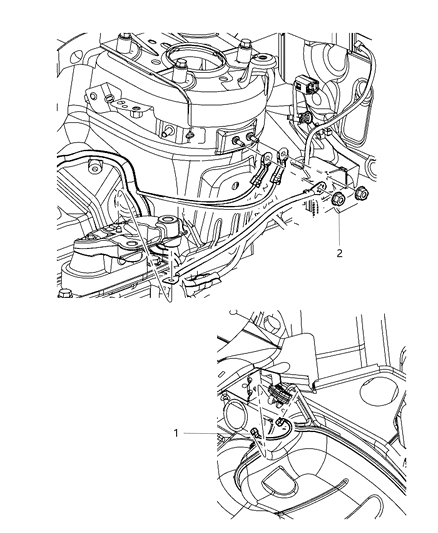 2019 Dodge Journey Straps, Ground Diagram 1 - Thumbnail