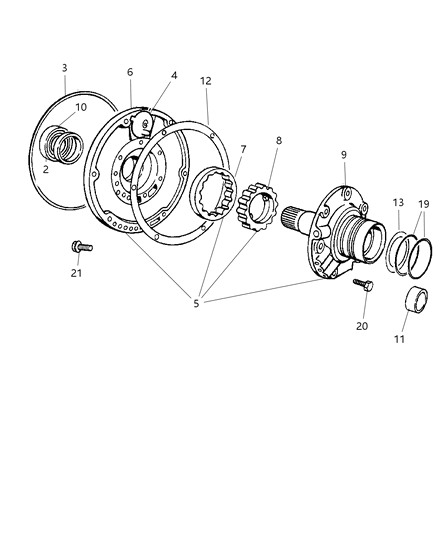 1999 Dodge Ram Wagon Oil Pump Diagram 2 - Thumbnail