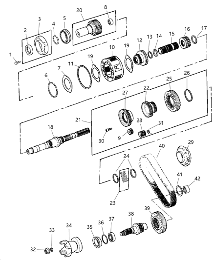 2002 Dodge Durango Gear Train Diagram 3 - Thumbnail