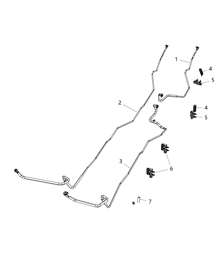 2018 Ram 5500 Fuel Lines, Front Diagram 2 - Thumbnail