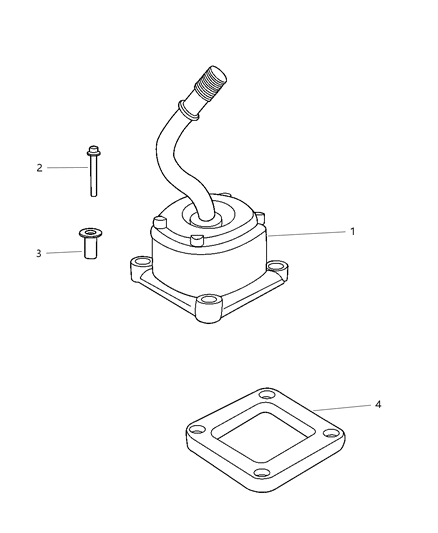 1998 Dodge Ram 2500 Quad & Club Cab Gear Shift Controls of Manual Transmission Diagram 3 - Thumbnail