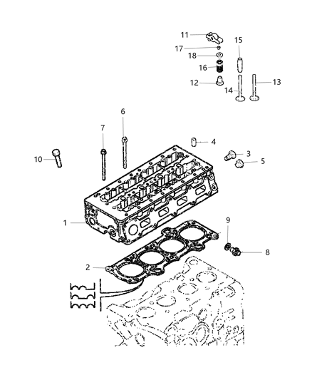 2021 Ram ProMaster 3500 Cylinder Heads Diagram 1 - Thumbnail