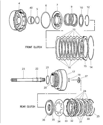 2002 Dodge Ram Wagon Clutch Diagram 1 - Thumbnail