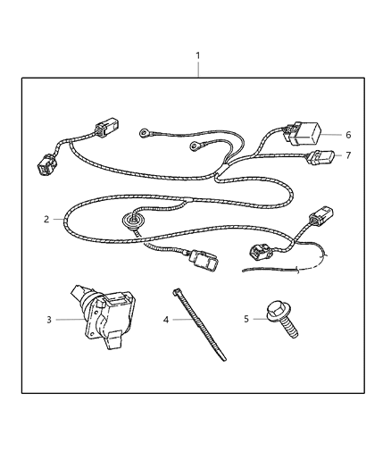 2006 Dodge Magnum Trailer Tow Harness Diagram 2 - Thumbnail