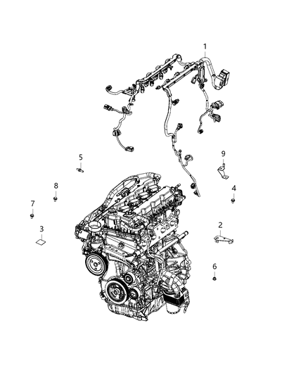 2021 Jeep Cherokee Wiring, Engine Diagram 2 - Thumbnail