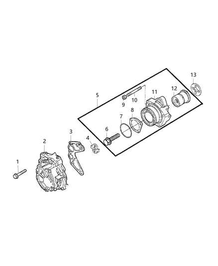 2017 Ram ProMaster 2500 Engine Oil Pump Diagram 1 - Thumbnail