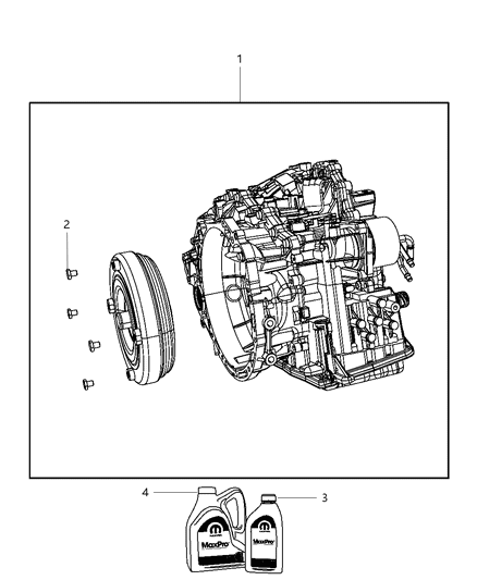 2009 Jeep Compass Transaxle Diagram for R8000840AF