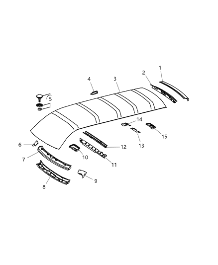 2009 Dodge Sprinter 2500 Front Brace, Rear Diagram for 68017908AA