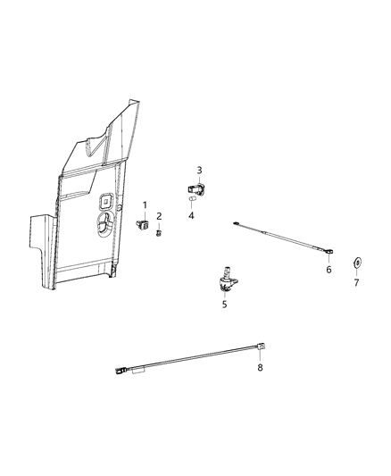 2013 Ram 1500 Lighting, Interior Diagram 2 - Thumbnail