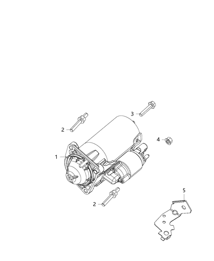 2020 Jeep Compass Starter & Related Parts Diagram 3 - Thumbnail
