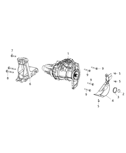 2020 Jeep Compass Power Transfer Unit Assembly Diagram 4 - Thumbnail