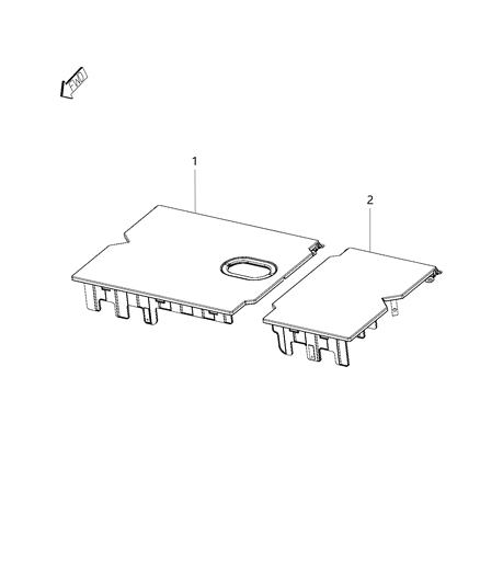 2017 Ram 3500 Cab Chassis(<10K lb.) Load Floor, Cargo Diagram