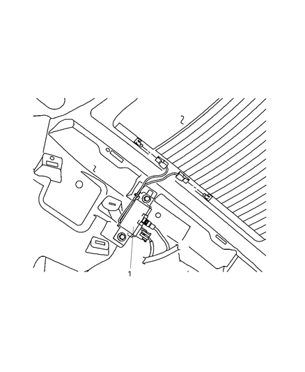 2009 Dodge Charger Antenna Diagram for 5081036AD