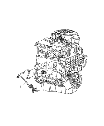 2007 Dodge Nitro Harness Diagram for 4801696AA