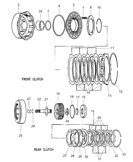 2000 Dodge Durango Clutch Diagram 5 - Thumbnail