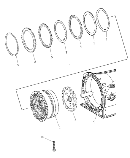 2002 Dodge Sprinter 3500 Multiple Disc Brake Diagram 2 - Thumbnail