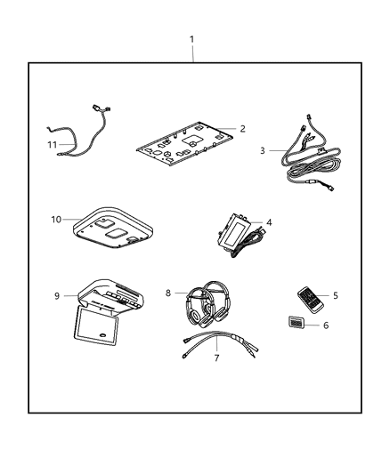 2009 Dodge Journey Harness Wiring Diagram for 68033634AA