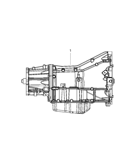 2003 Jeep Liberty Transmission Assembly of Automatic Transmission Diagram 1 - Thumbnail
